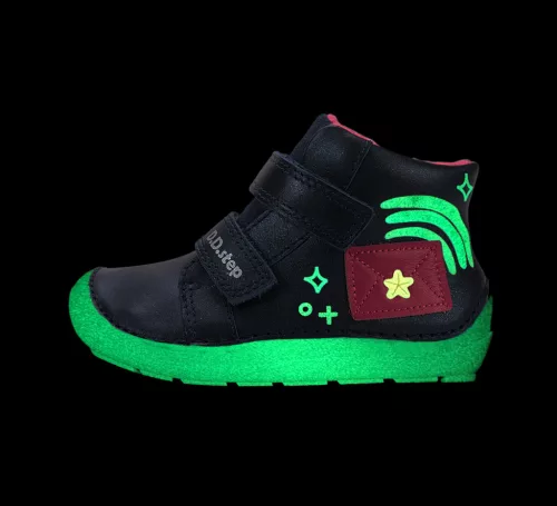 D.D.Step fluoreszkáló barefoot talpú lány cipő