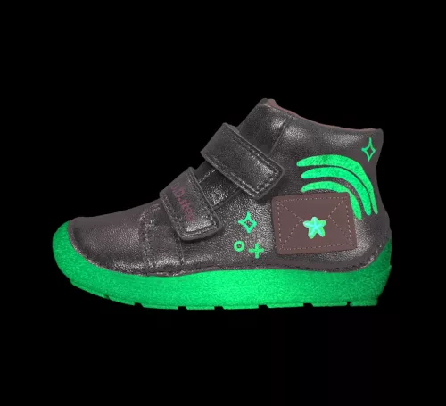 D.D.Step ezüst barefoot talpú fluoreszkáló lány cipő