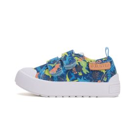 D.D.Step színes dinó mintás fiú vászoncipő