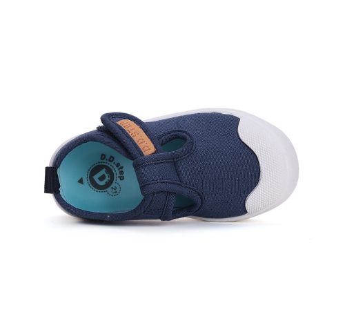D.D.Step sötétkék fiú vászoncipő