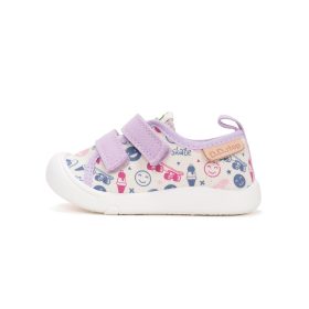 D.D.Step mintás lány vászoncipő