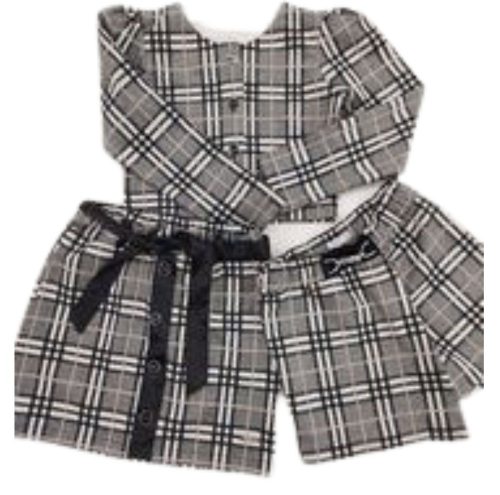 Kockás csinos lány szoknya gyerekruha 