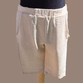 Chipi Chips bézs színű lenge fiú bermuda nadrág 