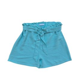 Türkiz színű lenge lány rövidnadrág