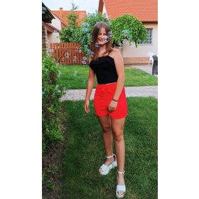 Chipi Chips korall színű lenge lány rövidnadrág 