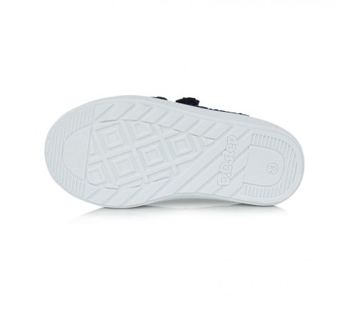 D.D.step sötétkék tépőzáras fiú vászoncipő CSB-361B