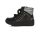 Ponte20 fekete oldalt zipzáros supinált lány cipő DA06-1-890A