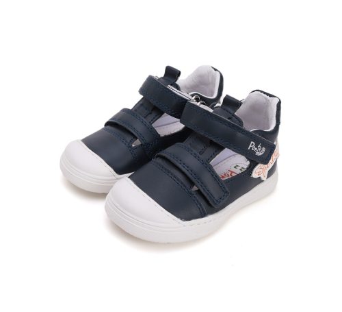 Ponte20 sötétkék fiú supinált nyitott cipő 