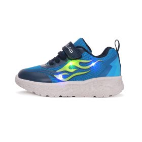 D.D.Step kék LED-es fiú sportcipő 