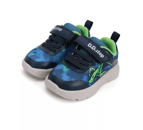 D.D.Step kék LED-es fiú sportcipő 