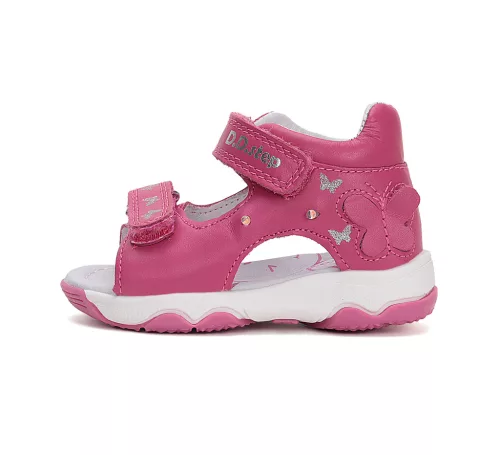 D.D.Step pink Led-es lány szandál