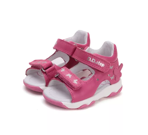 D.D.Step pink Led-es lány szandál