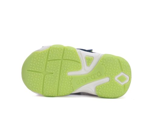 D.D.Step kék dinó mintás fiú 2 tépőzáras szandál