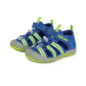D.D.step Kék-zöld quick dry fiú szandál G065-384