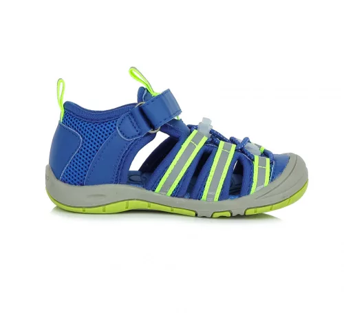 D.D.step Kék-zöld quick dry fiú szandál G065-384