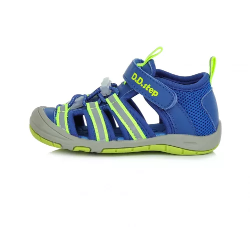 D.D.step Kék-zöld quick dry fiú szandál G065-384