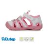 D.D.step fehér-rózsaszín Quick Dry lány szandál