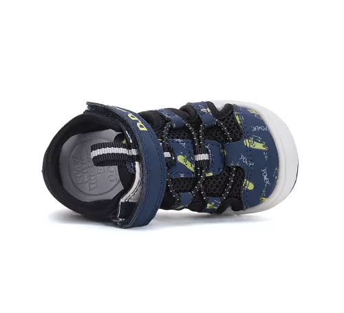 D.D.Step kék gördeszka mintás fiú quick dry szanda