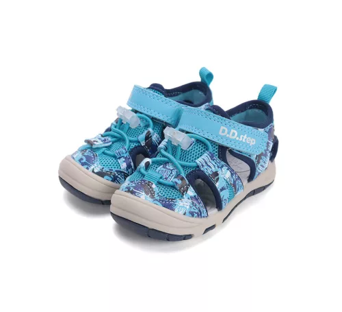 D.D.Step cápa mintás quick dry fiú szandál