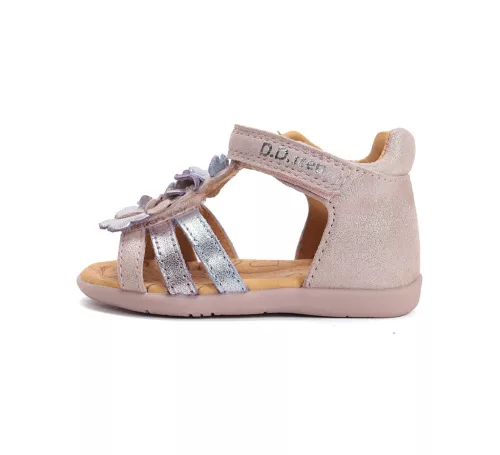 D.D.Step rose gold virág mintás lány szandál