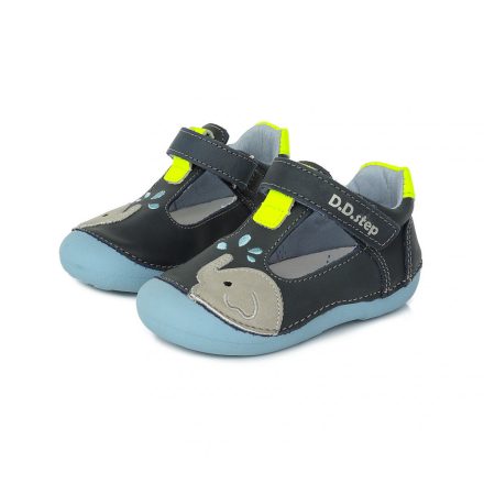D.D.step kék színű nyitott fiú cipő H015-549A