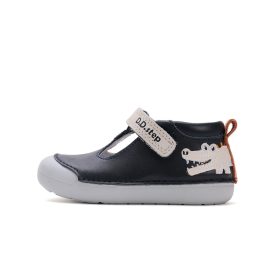 D.D.Step sötétkék krokodilos fiú nyitott cipő