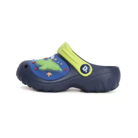 D.D.step LED-es sötétkék fiú gumi papucs