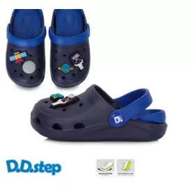 D.D.step sötétkék fiú gumi papucs
