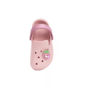 D.D.Step rózsaszín LED-es lány papucs 