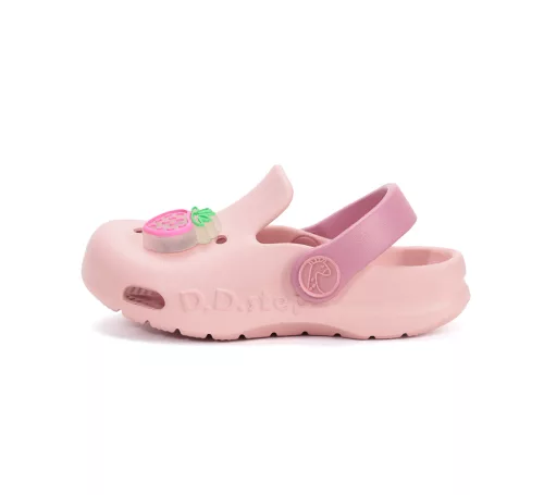D.D.Step rózsaszín LED-es lány papucs 