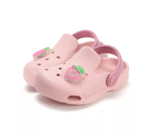 D.D.Step rózsaszín LED-es lány papucs 