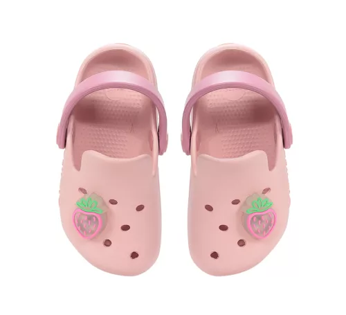 D.D.Step rózsaszín LED-es lány papucs 