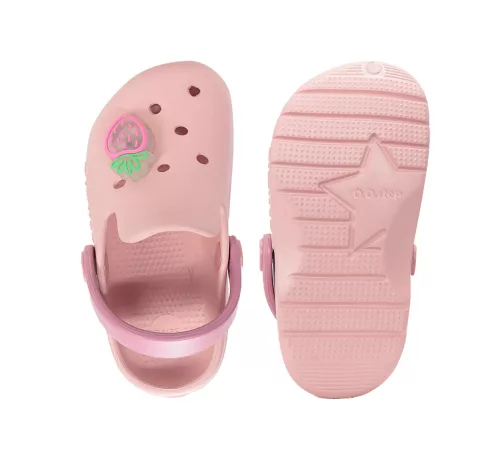 D.D.Step rózsaszín LED-es lány papucs 