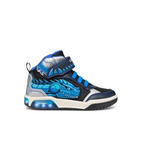 Geox sárkány mintás Led-es fiú cipő