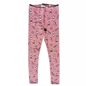Hercegnő és unikornis mintás lány leggings