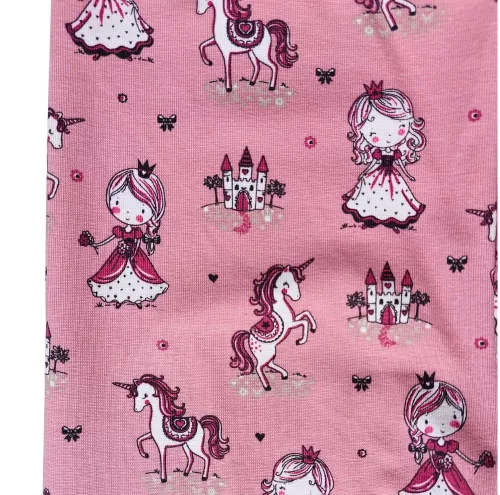 Hercegnő és unikornis mintás lány leggings