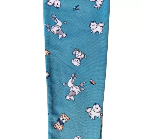 Agavezöld Kutyusos Lány Leggings Nadrág