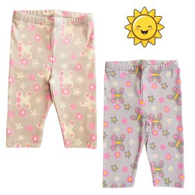 Pillangó mintás UV reaktív lány térdnadrág 