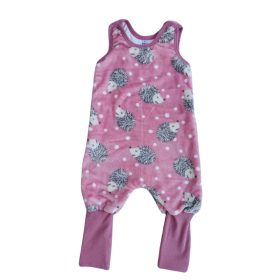 Rózsaszín süni mintás lány plüss tipegőhálózsák