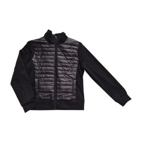 Fekete színű zsebes lány kardigán