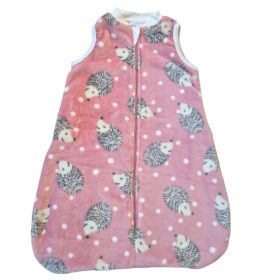 Rózsaszín süni mintás lány hálózsák