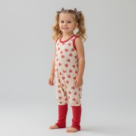 Szivecskés lány tipegő hálózsák