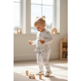 Masni mintás kardigán és nadrág lány együttes