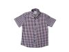 Kockás rövid ujjú fiú ing