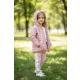 Mályva színű microfiber kapucnis átmeneti kabát