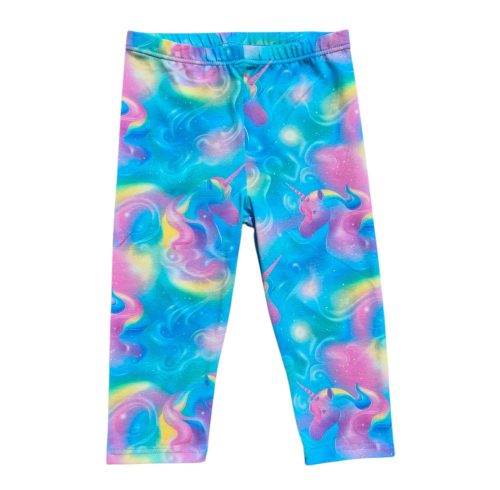 Unikornis mintás kislány térd leggings