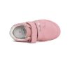 D.D.step rózsaszín feliratos bőr lány gyerekcipő