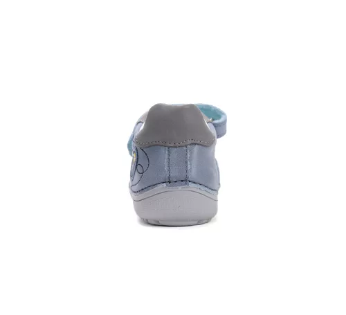 D.D.Step kék konzol mintás barefoot fiú cipő