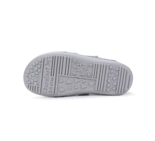 D.D.Step kék konzol mintás barefoot fiú cipő