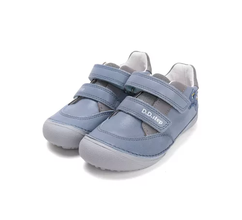 D.D.Step kék konzol mintás barefoot fiú cipő